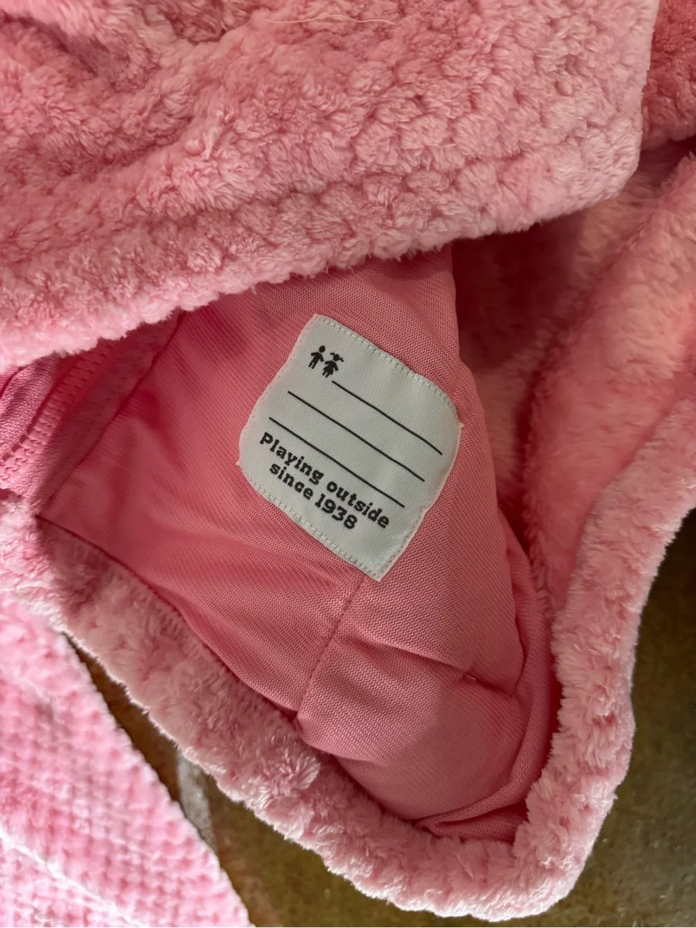 Columbia Pink Plush Full-Zip Kids Jacket
